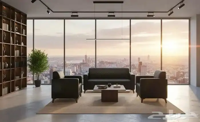 اثاث الم تبي  نب جلد فخم متوفر جديد التصميم سعر الجمل 1