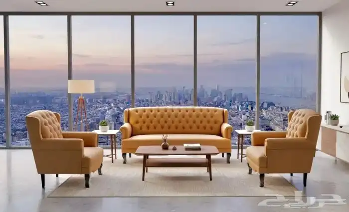 اثاث الم تبي  نب جلد فخم متوفر جديد التصميم سعر الجمل 5