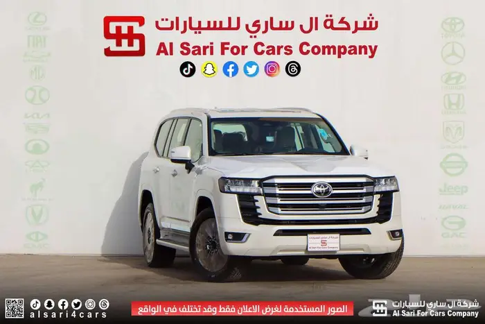 تويوتا لاند كروزر GXR L4 2025 اقساط بنوك وشركات 2