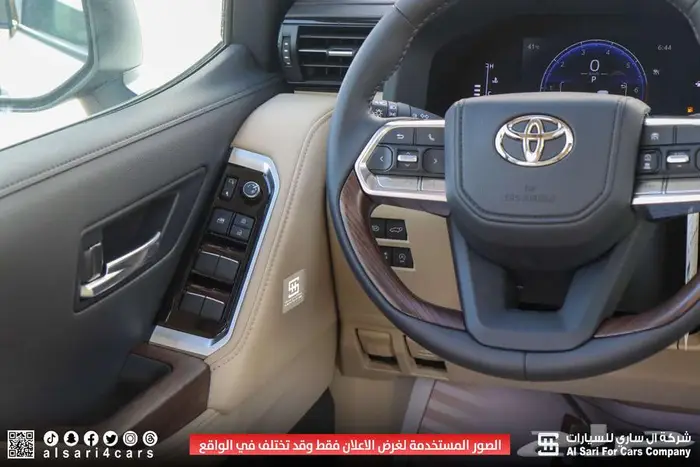 تويوتا لاند كروزر GXR L4 2025 اقساط بنوك وشركات 13