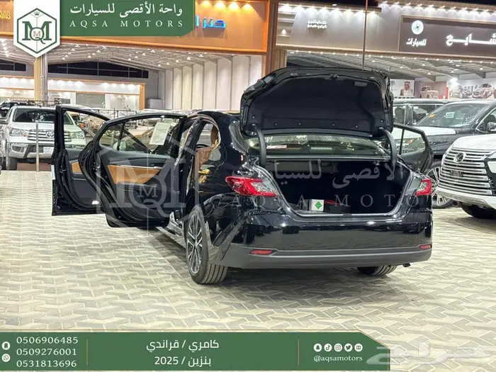 كامري قراندي فل أسود بنزين 2025 اقل سعر كاش واقساط 6