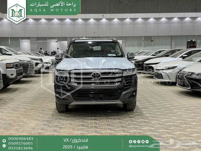 لاندكروزر في اكس فل رمادي هايبرد 2025 اقل سعر كاش واقساط 0