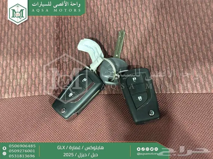 هايلكس غمارة دبل عادي أبيض ديزل 2025 اقل سعر كاش واقساط 28