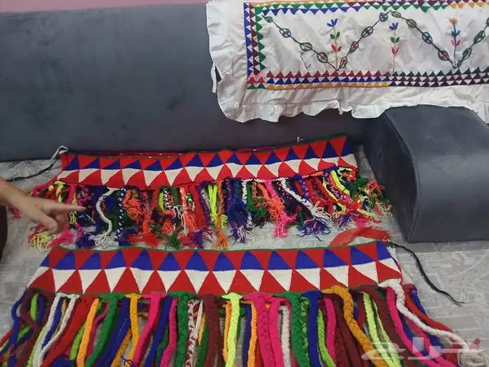 شغل صوف ونقش لشراشف شغل جدتي من عام1982 7