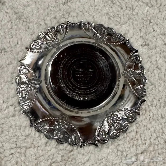 صحون ستيل استكانات شاي أو نوى التمر 4