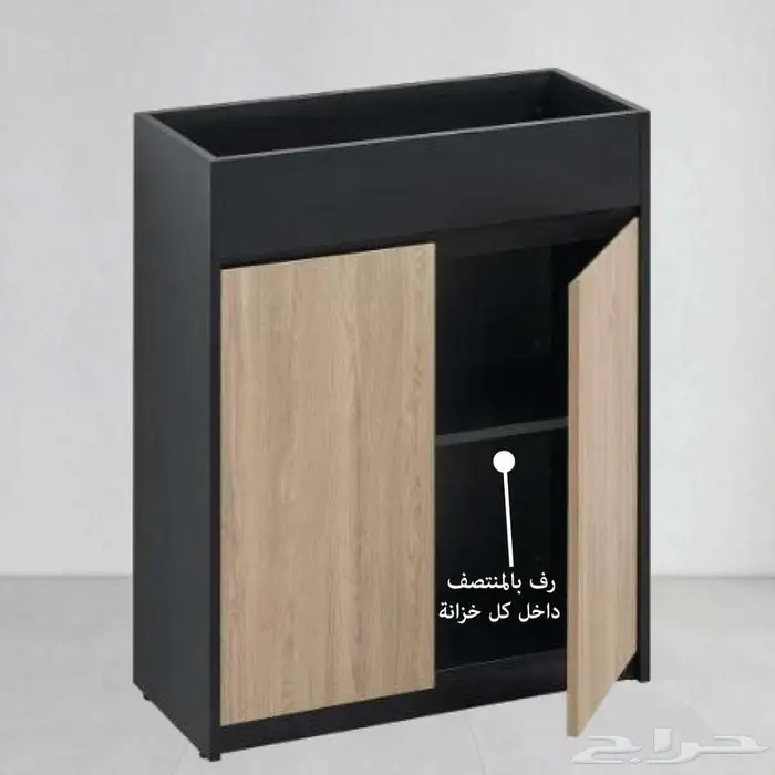 دولايب مكتبية خشب مع احواض فايبر علويه الرياض 8