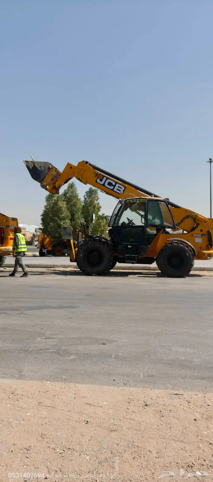 سيزرلفت مانلفت رافعة شوكية فوركلفت جيسبي جي سي بي كرين حائل 5