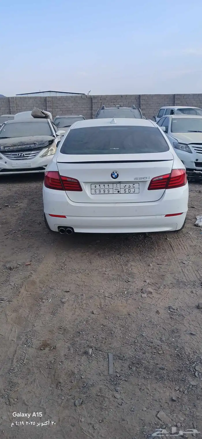 للبيع بي ام دبليو 520 موديل 2014 4