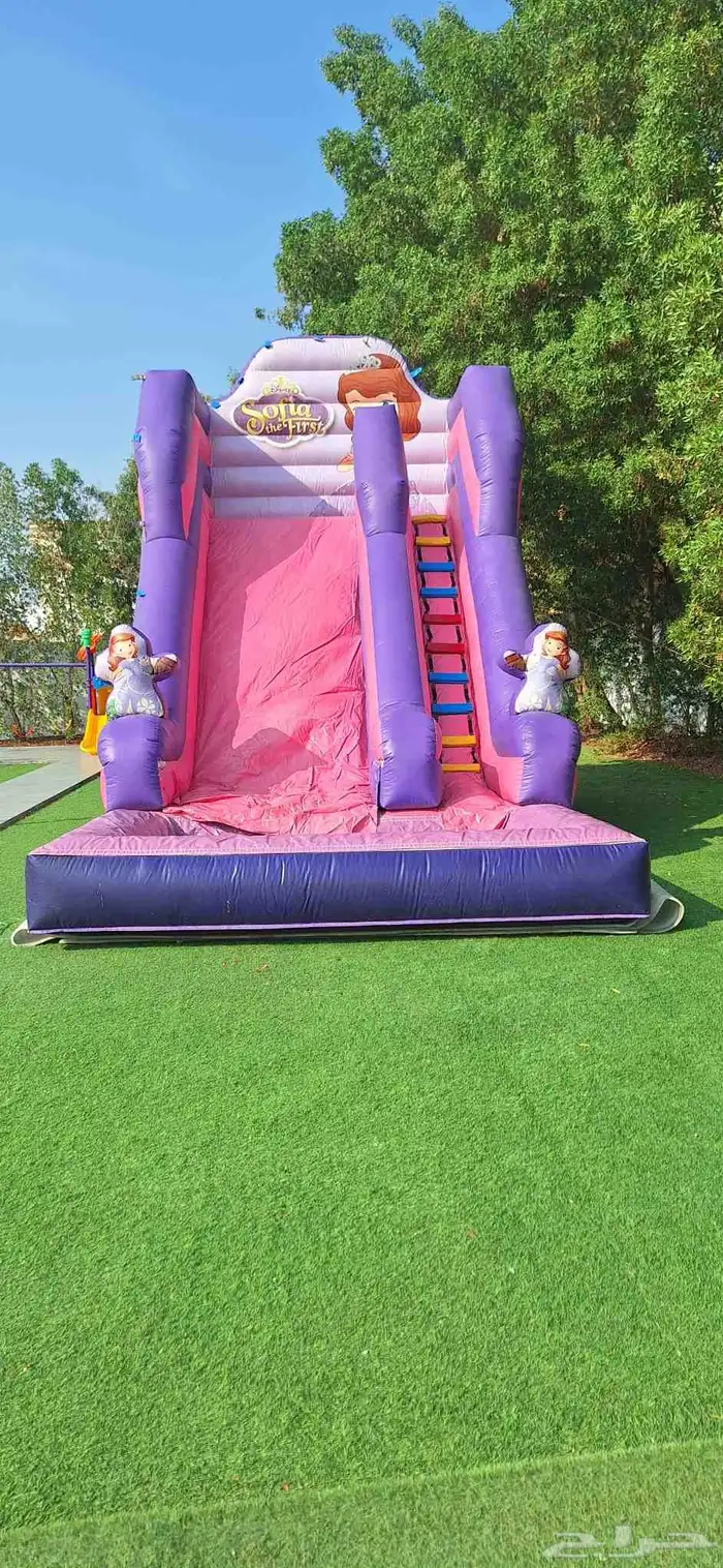 تاجير نطيطات وزحاليق مائية وجافة وملاعب صابونيه مكاين آيسكري 6