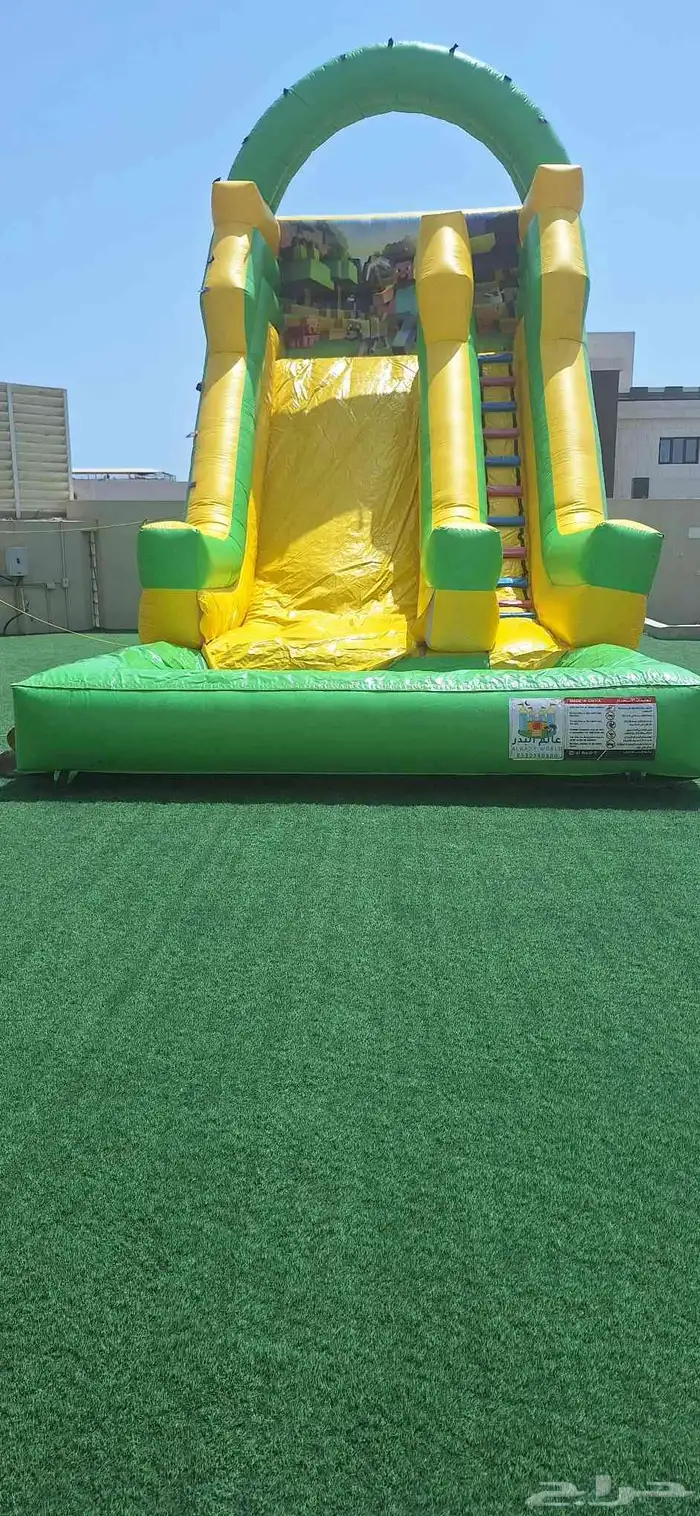 تاجير نطيطات وزحاليق مائية وجافة وملاعب صابونيه مكاين آيسكري 5