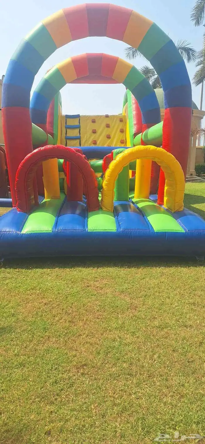 تاجير نطيطات وزحاليق مائية وجافة وملاعب صابونيه مكاين آيسكري 9