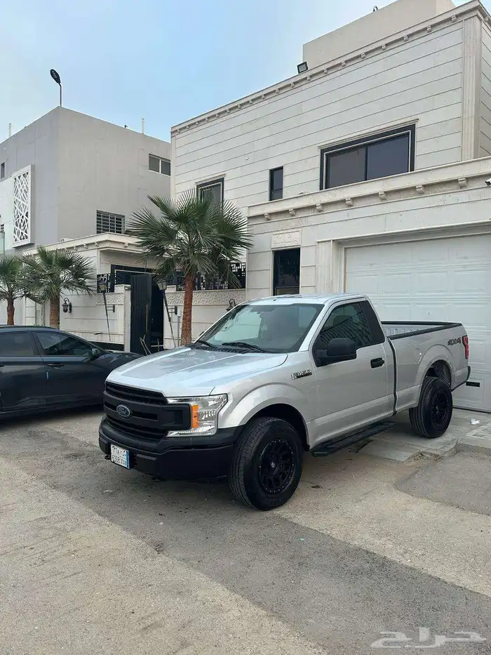 فوردXL F150 موديل 2018 فضي دبل 6سلندر 0