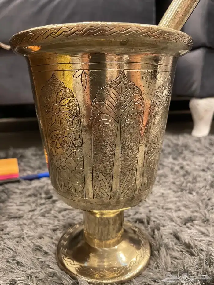 نجر قديم منقوش من النوادر ارتفاعه 21 سانتي 1