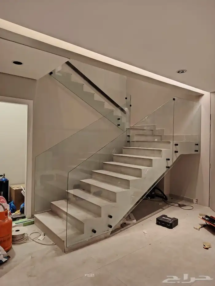زجاج دربزين واستل استيل وجميع انواع الدربزين درج 8