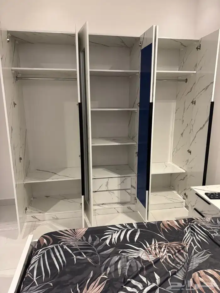 غرفة نوم كاملة  أثاث منزلي  سرير ودولاب وبطانيات 15