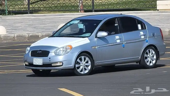 اكسنت 2008 خالي من الحوادث فيها رش متفرق عشان الفحص 2