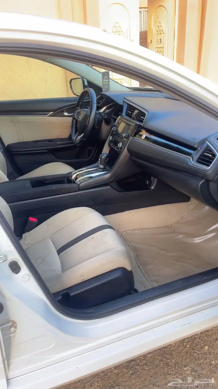 هوندا سيفيك 2020 ابيض فل 9