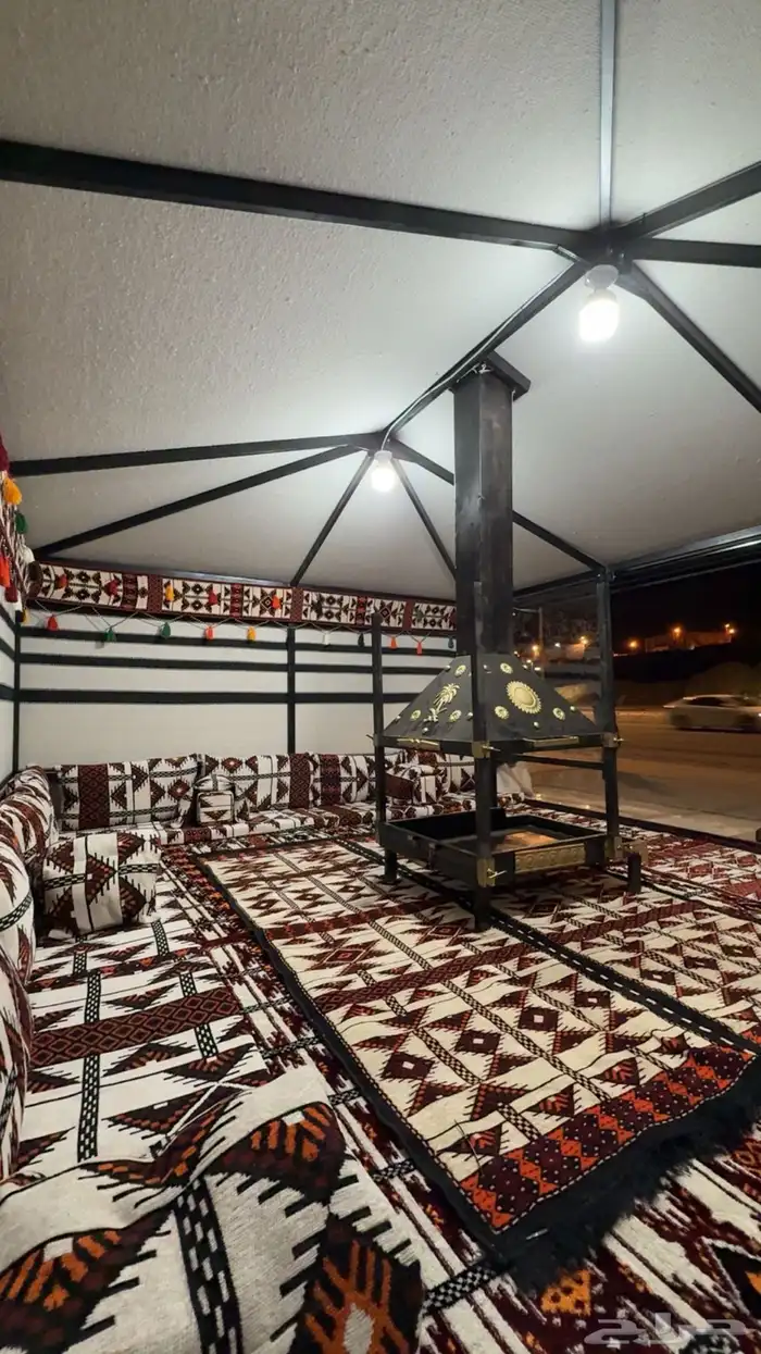 بيت الشعر المطور على هيكل حديد 18