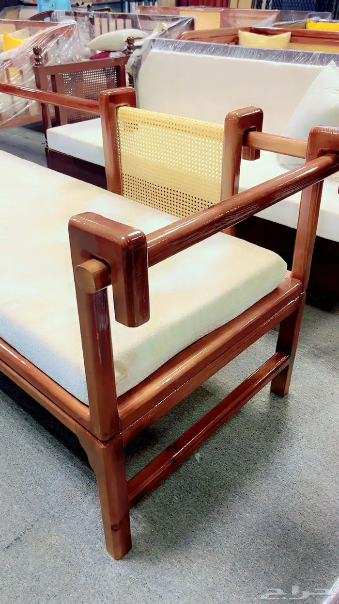 كراسي جيزانيه خشب لطلب موديل جديد 1