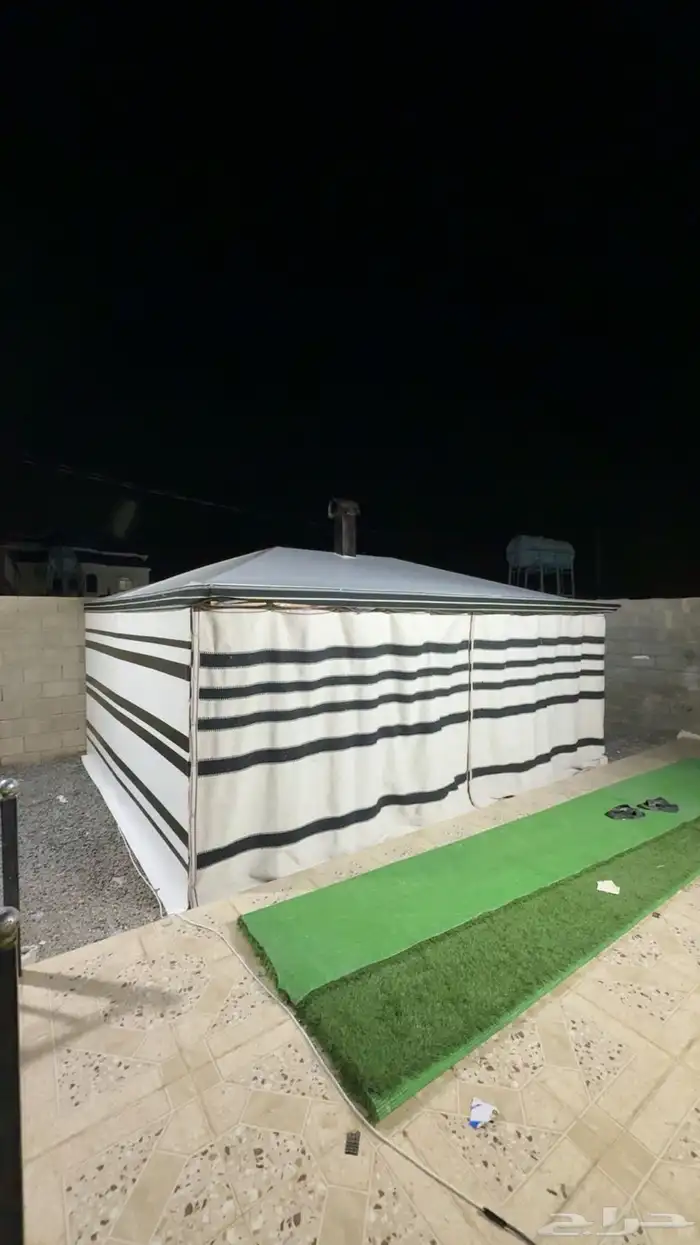 بيت الشعر المطور على هيكل حديد 1