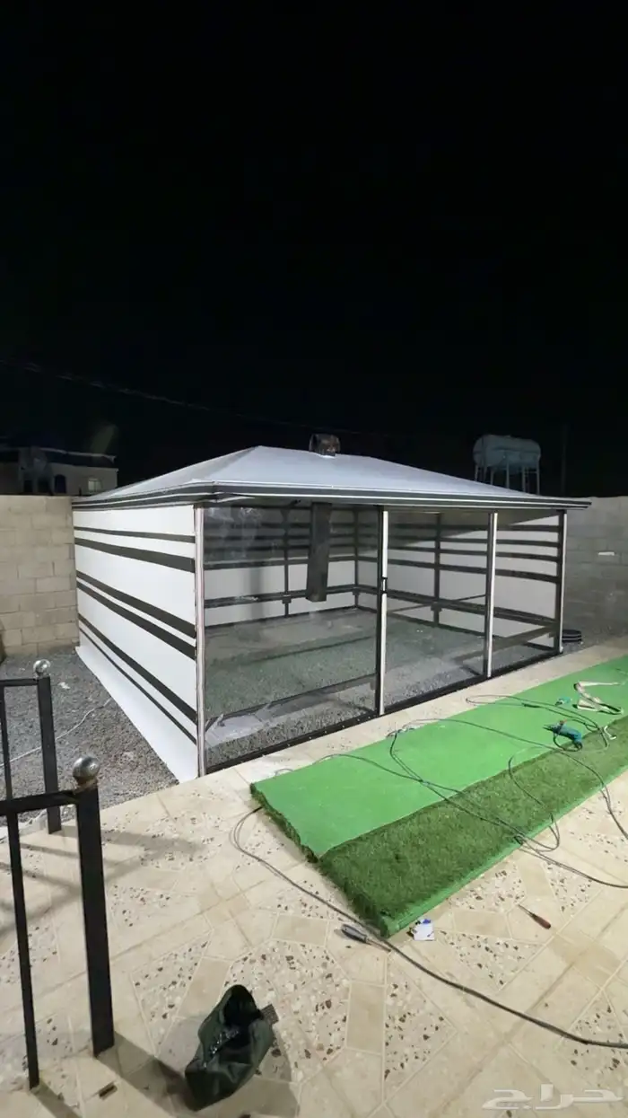 بيت الشعر المطور على هيكل حديد 7