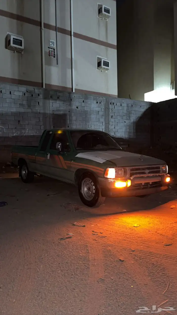 هايلوكس 1993غماره ونص اللون عشبي 2