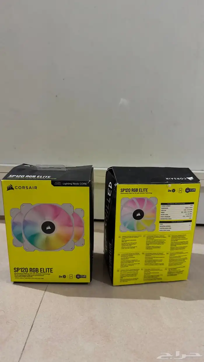 قطع بيسي مبرد مائي مراوح كورسير 1