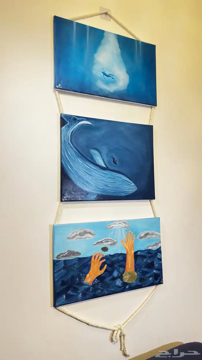 لوحات فنية( ثلاثية غرق ) 0