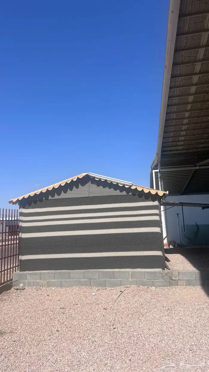 بيت شعر كامل مع الفرش والمساند شبه جديد 7