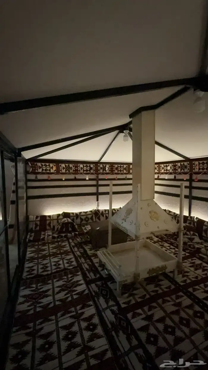 بيت الشعر المطور على هيكل حديد 9