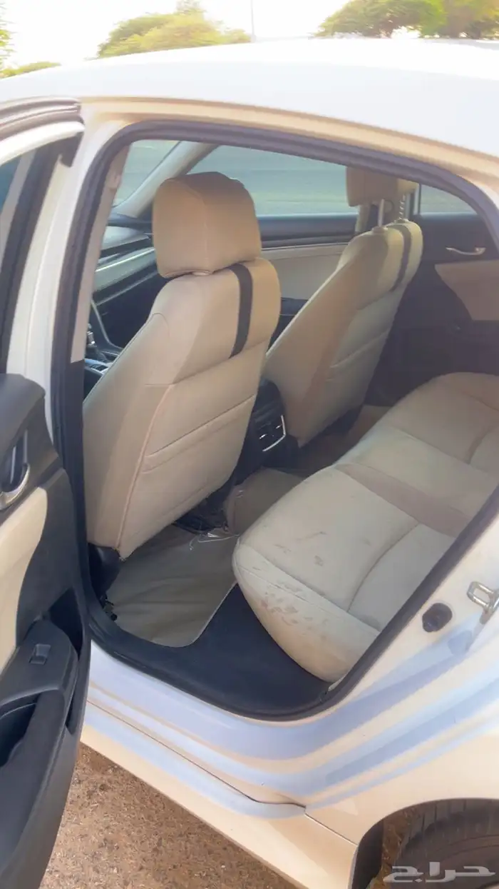 هوندا سيفيك 2020 ابيض فل 12