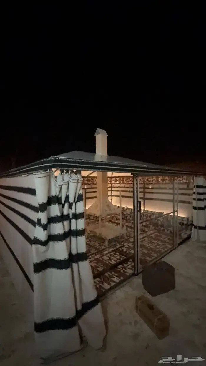 بيت الشعر المطور على هيكل حديد 13