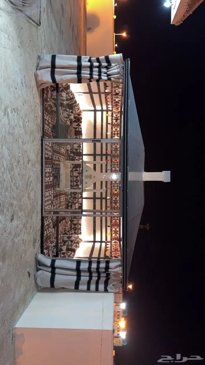 بيت الشعر المطور على هيكل حديد 12