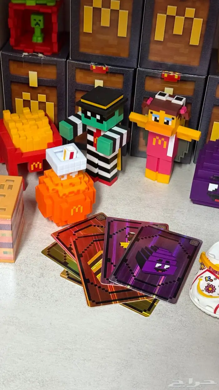 كولكشن فقرات ماين كرافت من ماكدونالدز 1