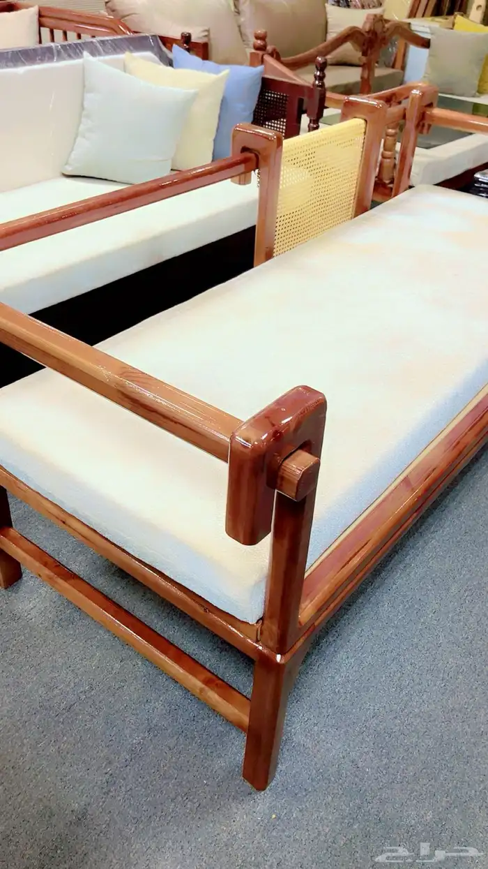 كراسي جيزانيه خشب لطلب موديل جديد 2