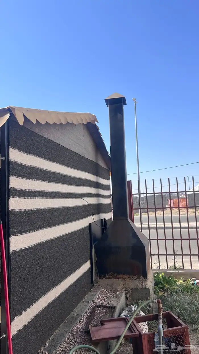 بيت شعر كامل مع الفرش والمساند شبه جديد 3