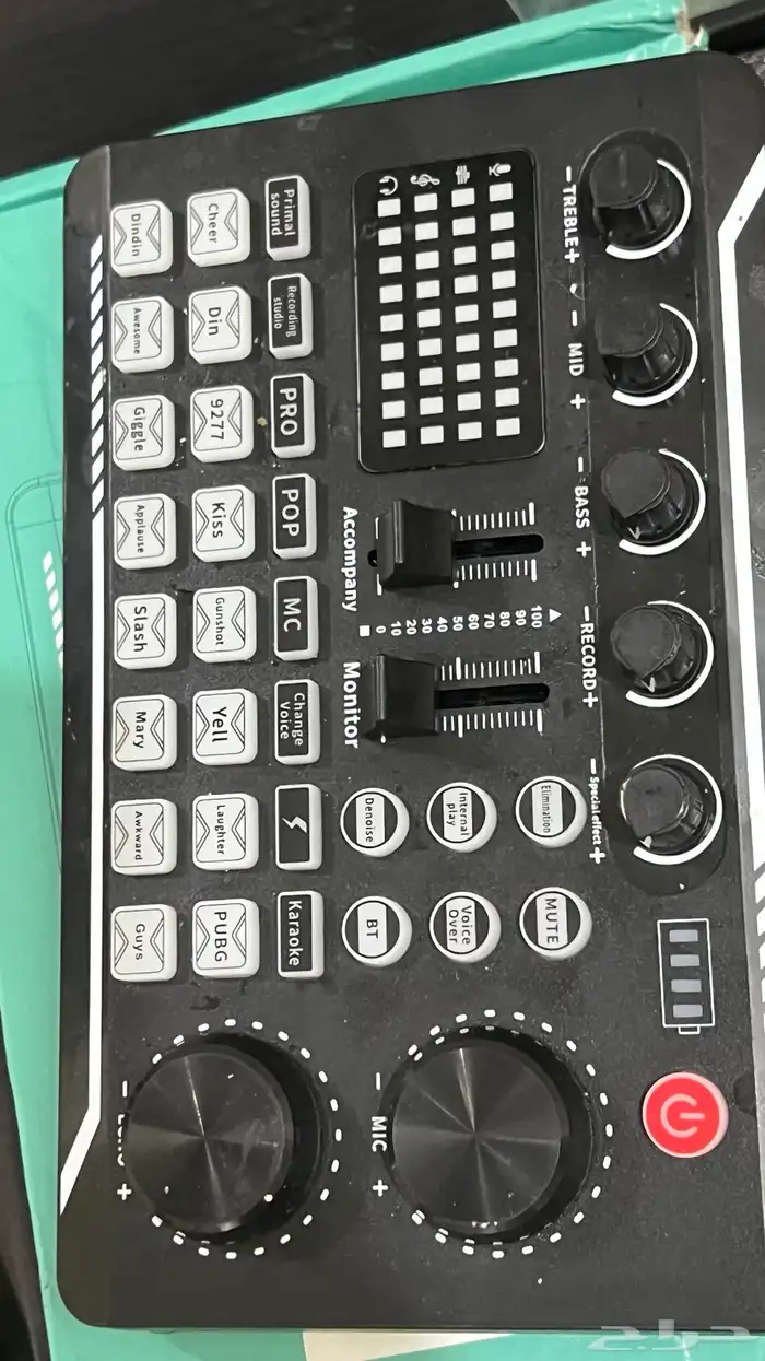 مايك K688 جديد كرتونه معه ومكسر F988 واستاند للمايك جديد 4