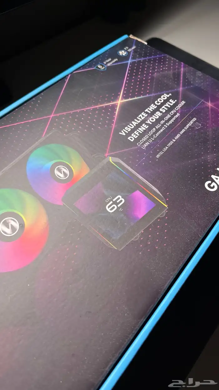 مبرد ليان لي Lian li مع شاشة تحكم 3