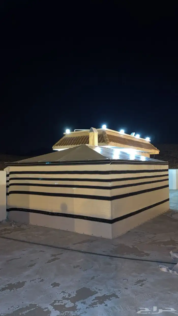 بيت الشعر المطور على هيكل حديد 10