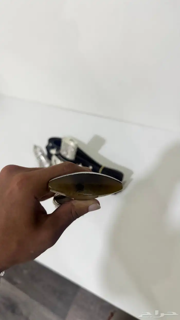 جنبيه قرن  صب فضه السله مسمار من القديم 2