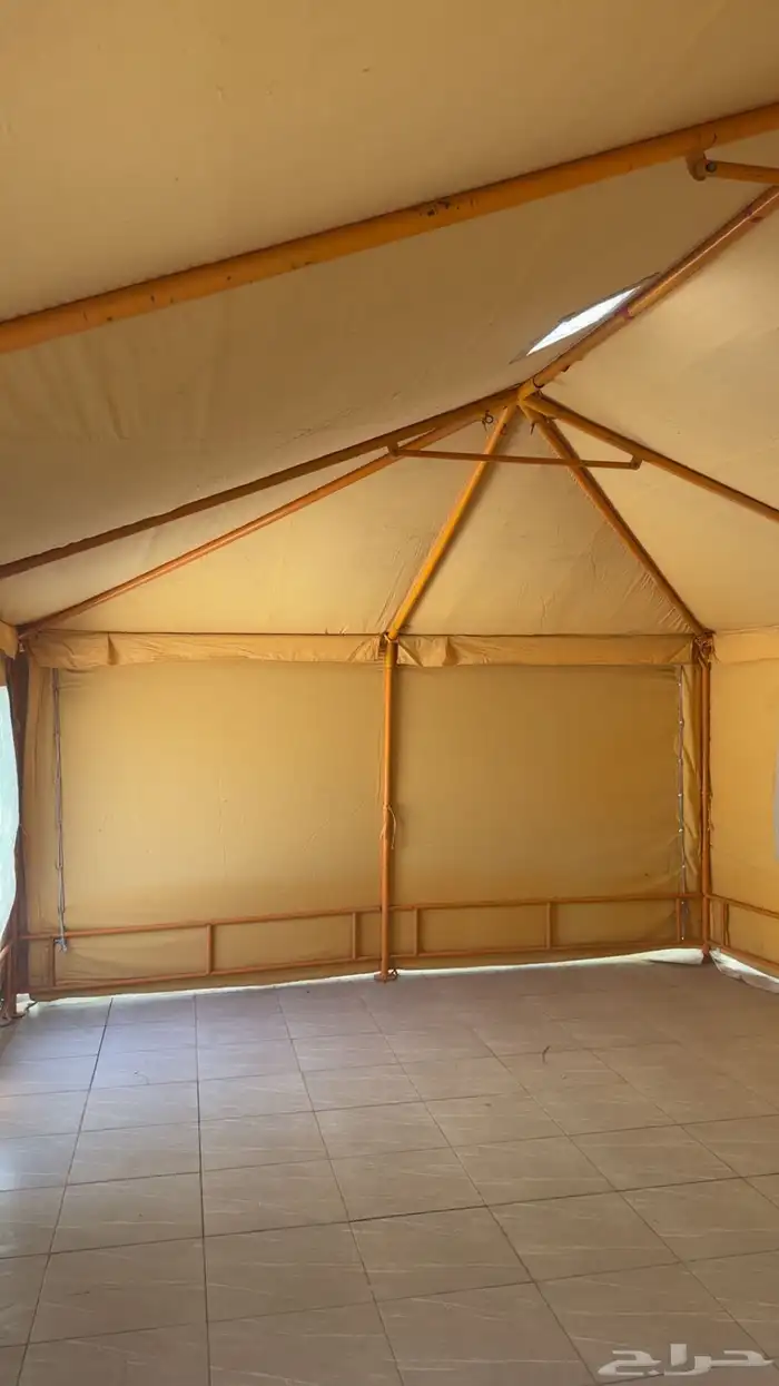 خيمه على هيكل حديد 1