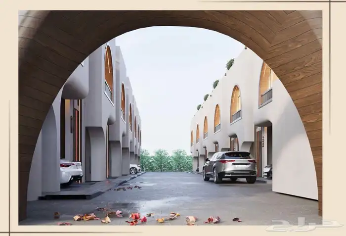 فلل تاون هاوس للبيع على الخارطة جدة حي الروضة 8