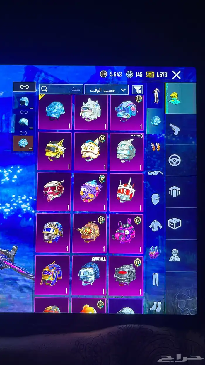 حساب ببجي الي يجي خاص يكون صامل 22