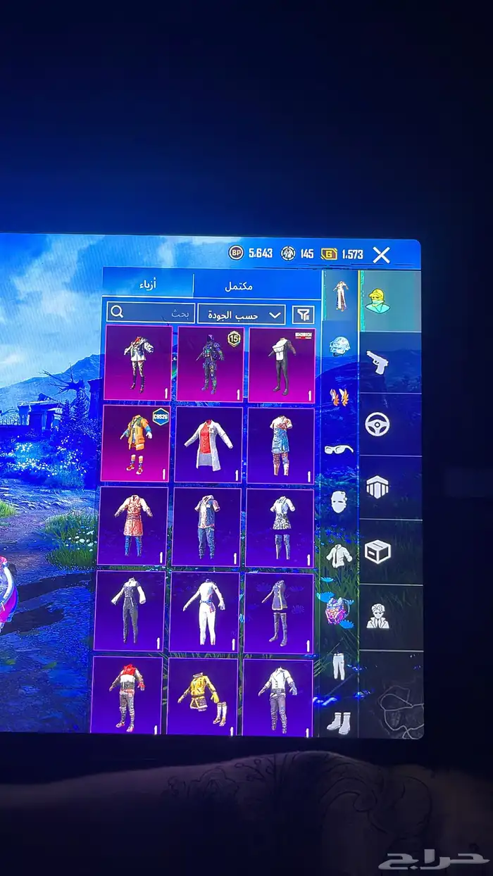 حساب ببجي الي يجي خاص يكون صامل 27