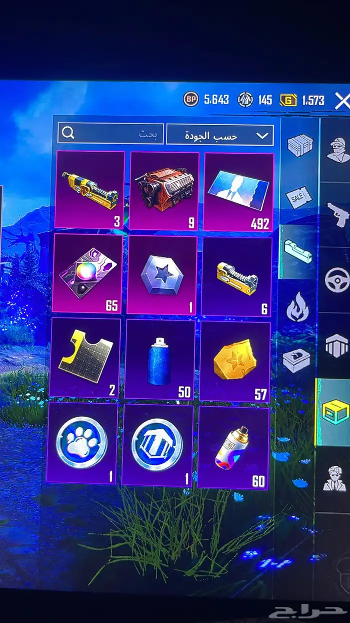 حساب ببجي الي يجي خاص يكون صامل 16