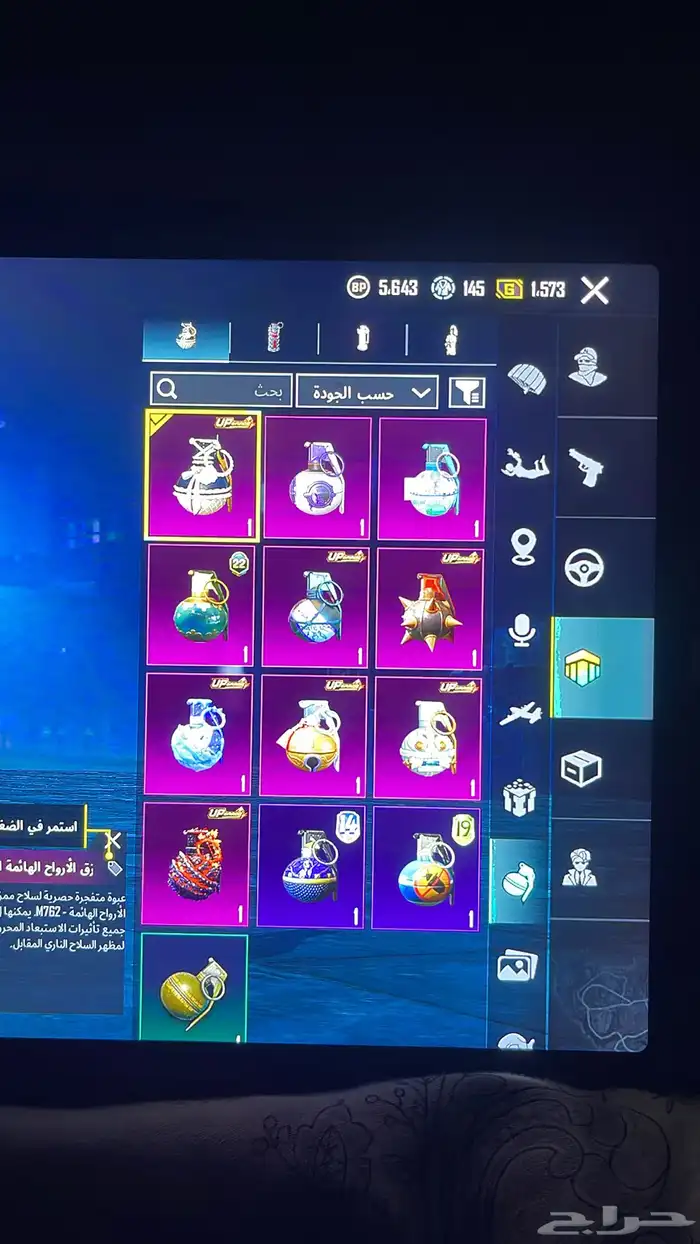 حساب ببجي الي يجي خاص يكون صامل 10