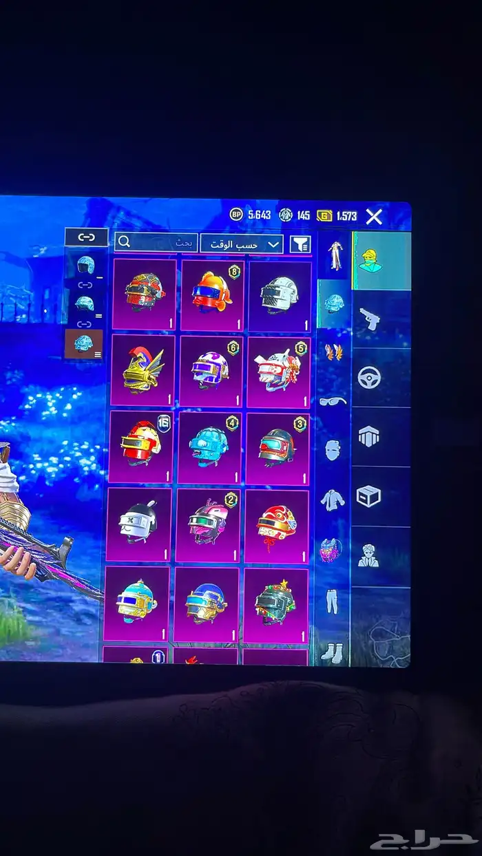 حساب ببجي الي يجي خاص يكون صامل 23