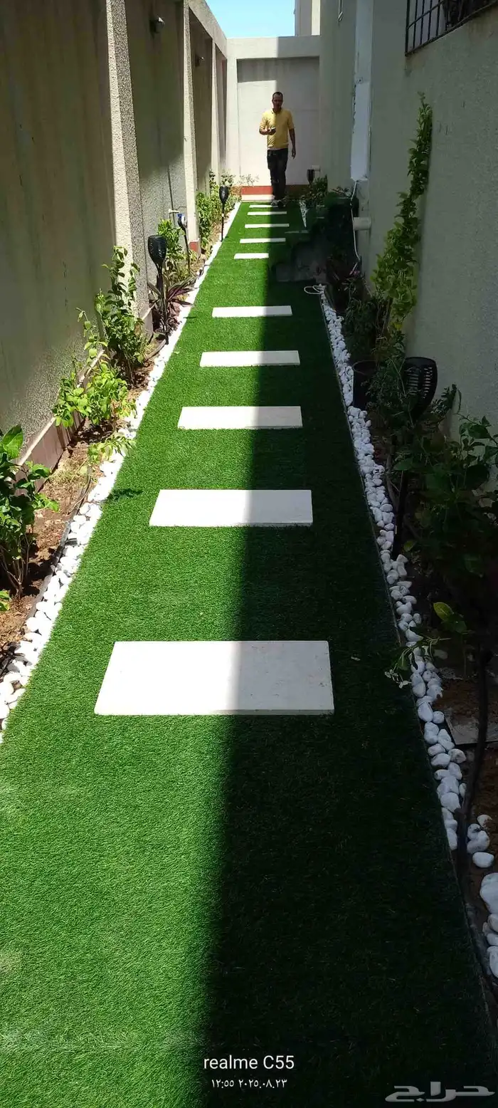 تنسيق حدائق منزليه بالاحساء 3