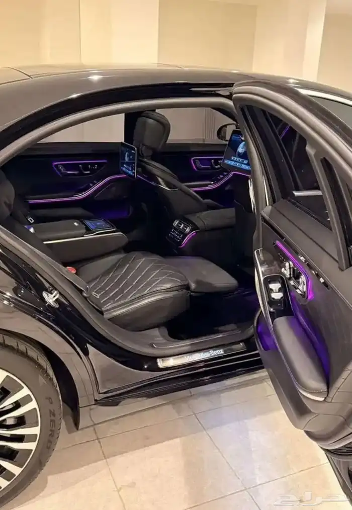 مرسيدس S 580 موديل 2021 اللون الأسود الملكي 8