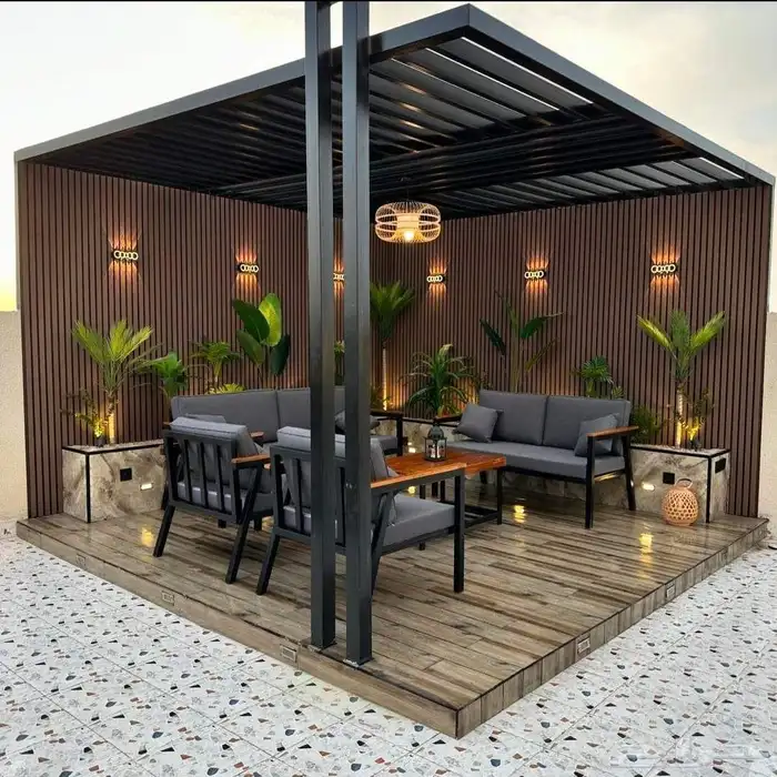 مظلات جلسات خارجية شلالات 3